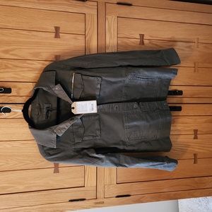 Prana Pennington olive denim jacket
